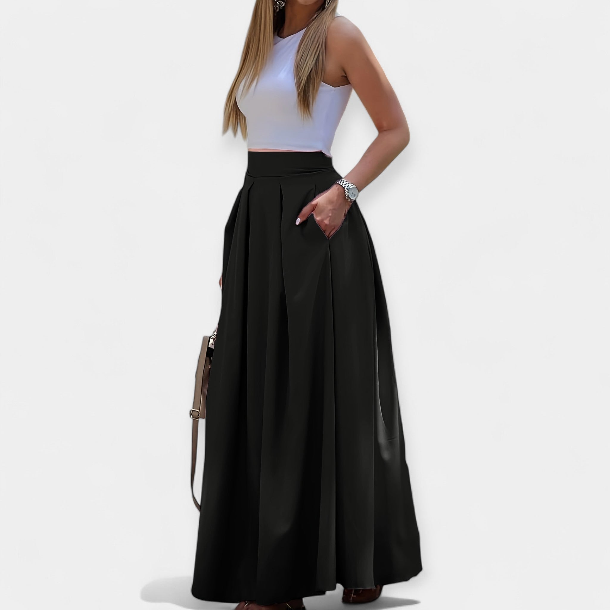 Rebeka - Elegáns Midi Szoknya