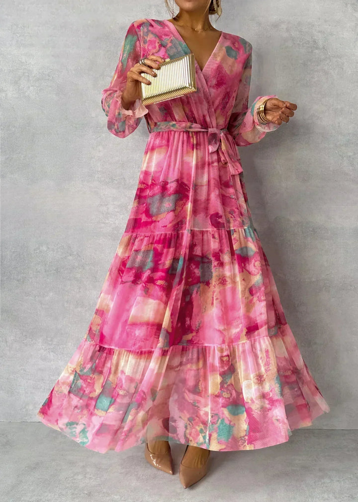 Felicity | Virágmintás Maxi Ruha