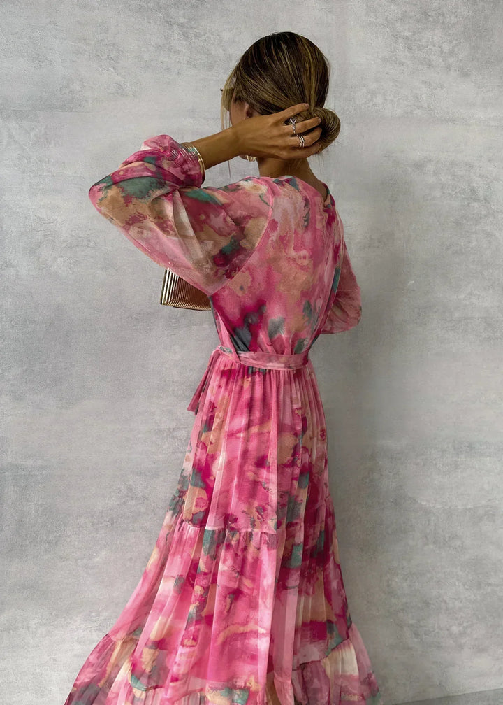 Felicity | Virágmintás Maxi Ruha