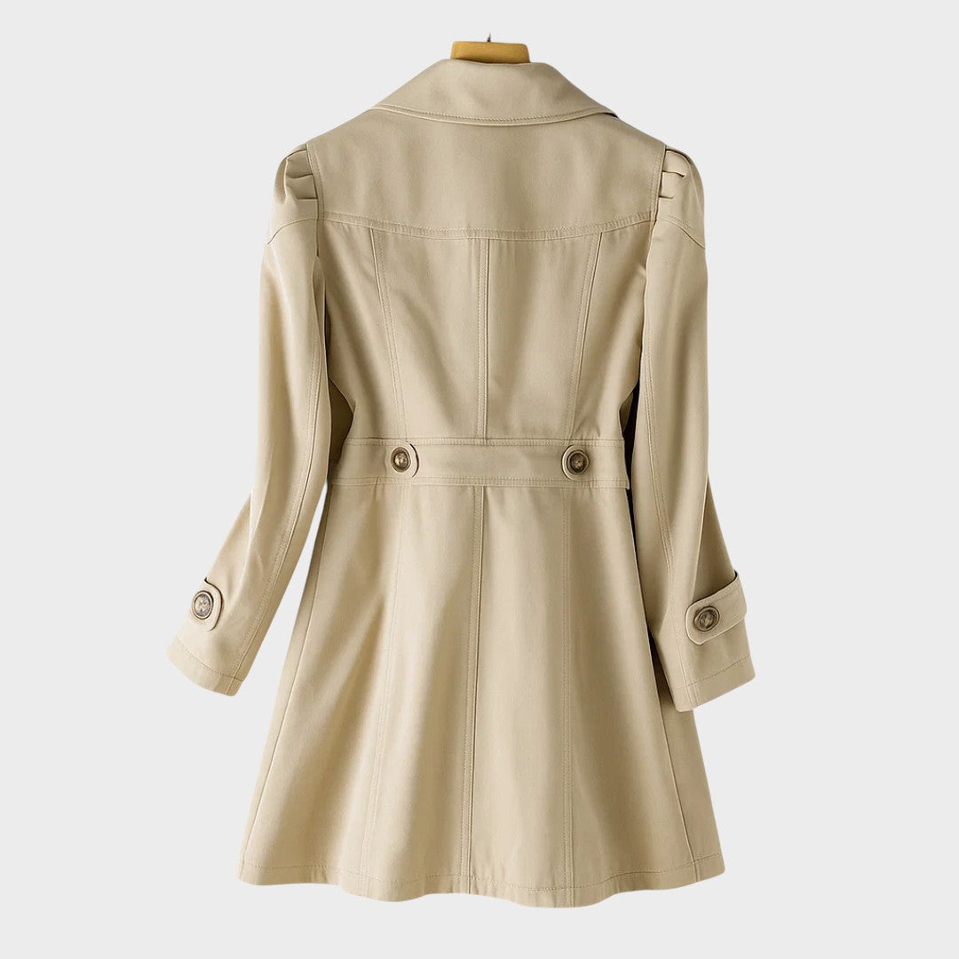Nóra - Vintage Gabardine Kabát