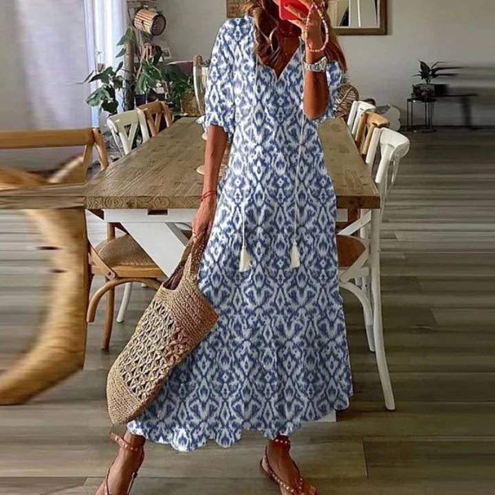 Anna | bohém maxi ruha