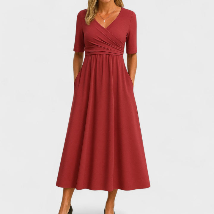 Joanna | Elegáns midi ruha