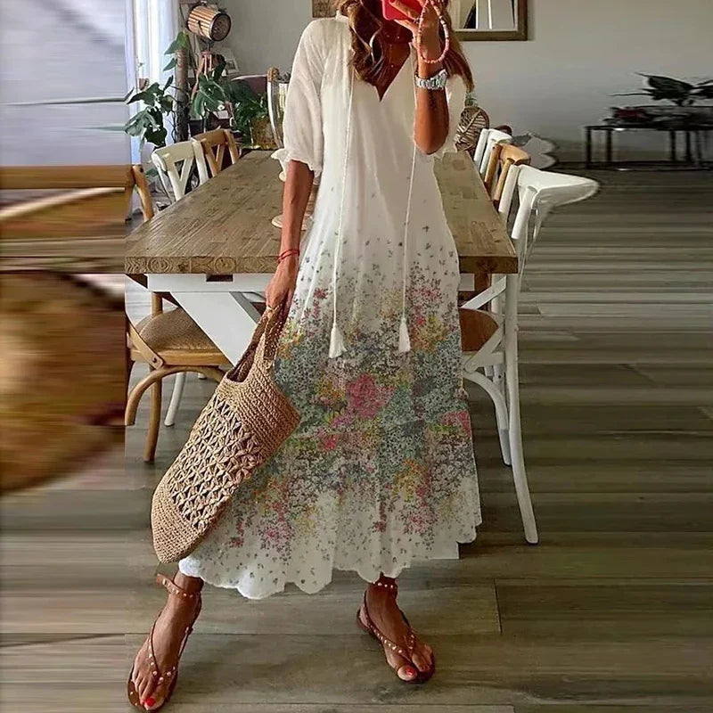 Anna | bohém maxi ruha