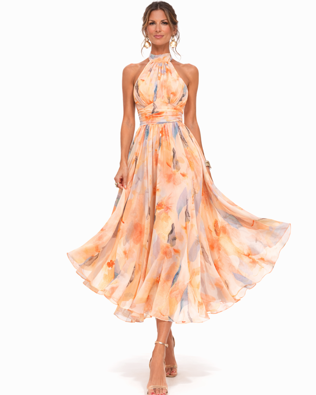JOHANNA | Maxi ruha halter dekolt