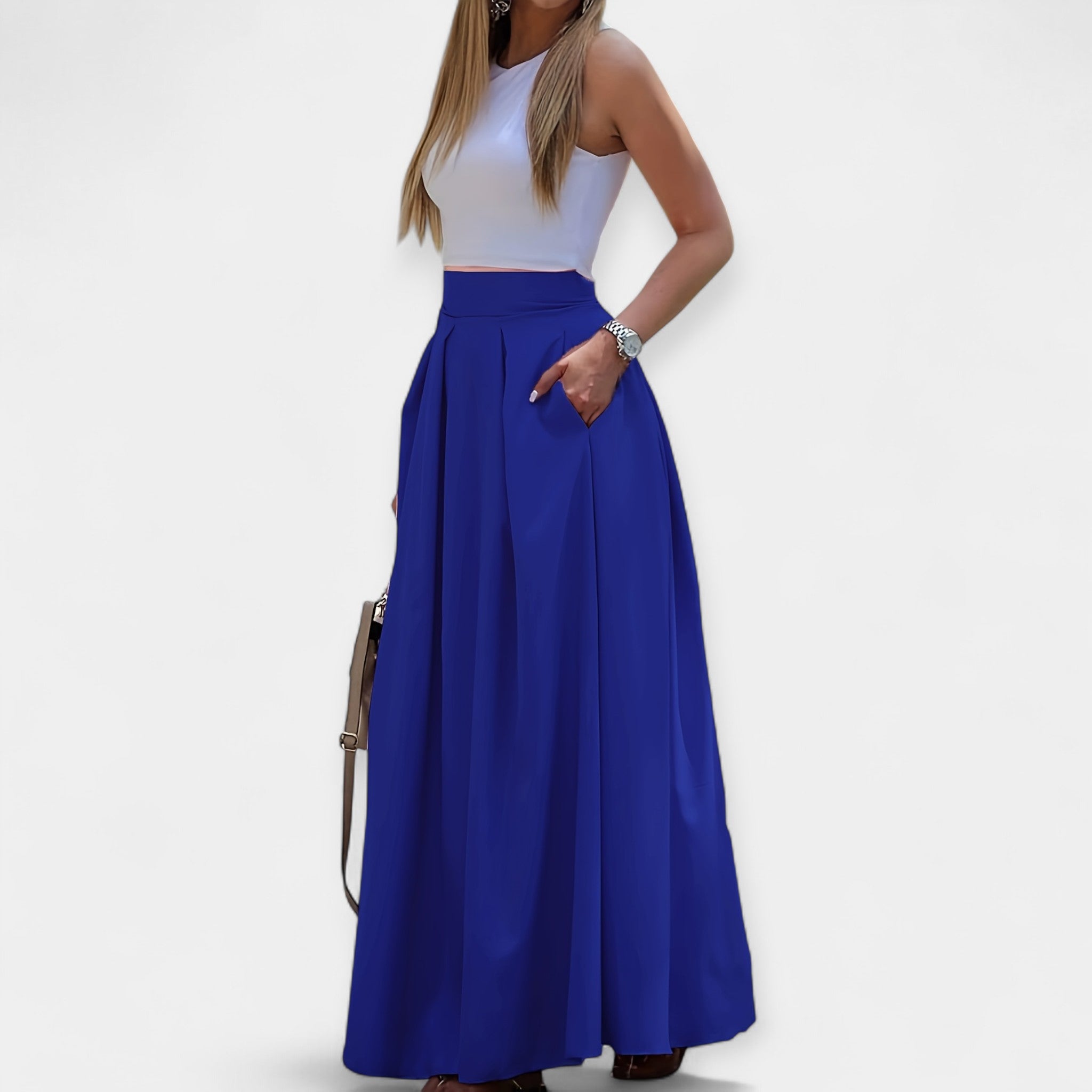 Rebeka - Elegáns Midi Szoknya