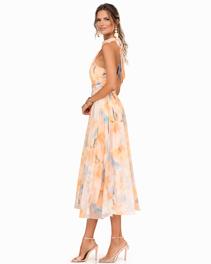 JOHANNA | Maxi ruha halter dekolt