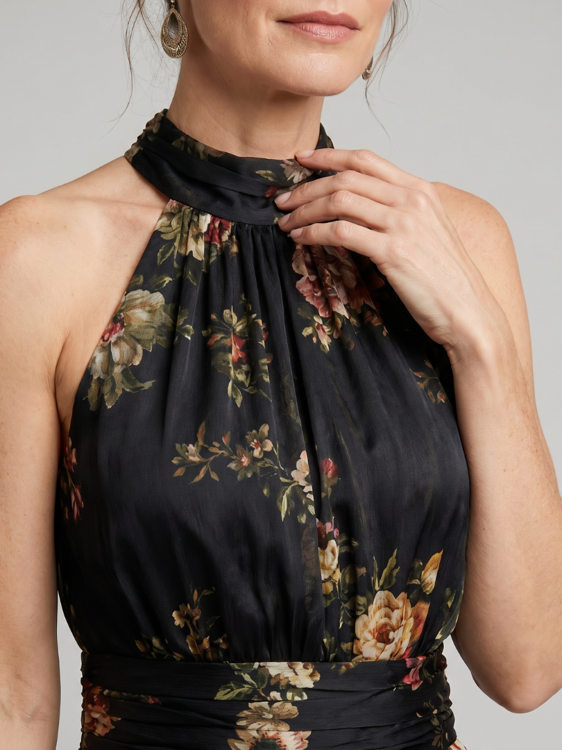 IRÉN | Midi ruha halter nyakkal