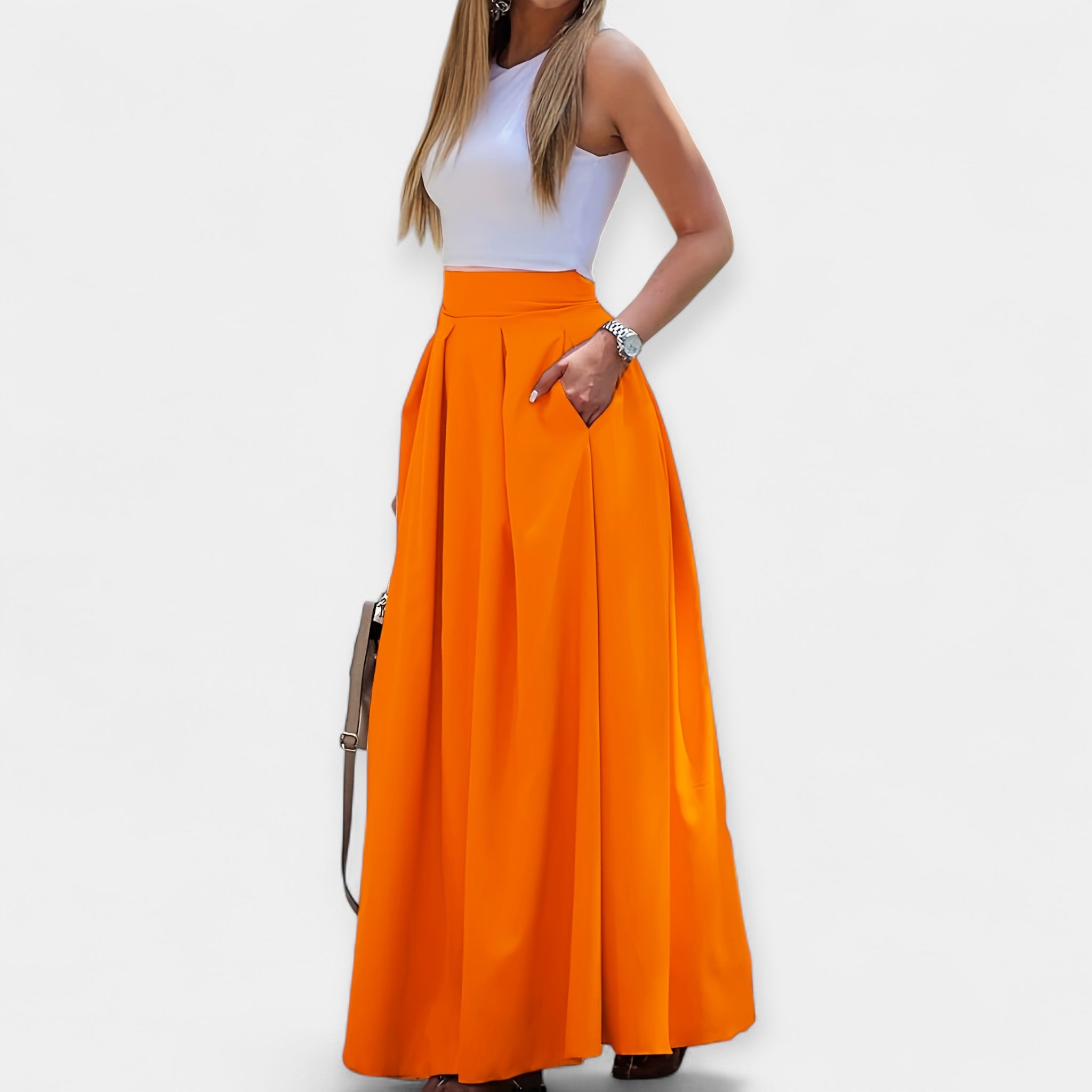 Rebeka - Elegáns Midi Szoknya