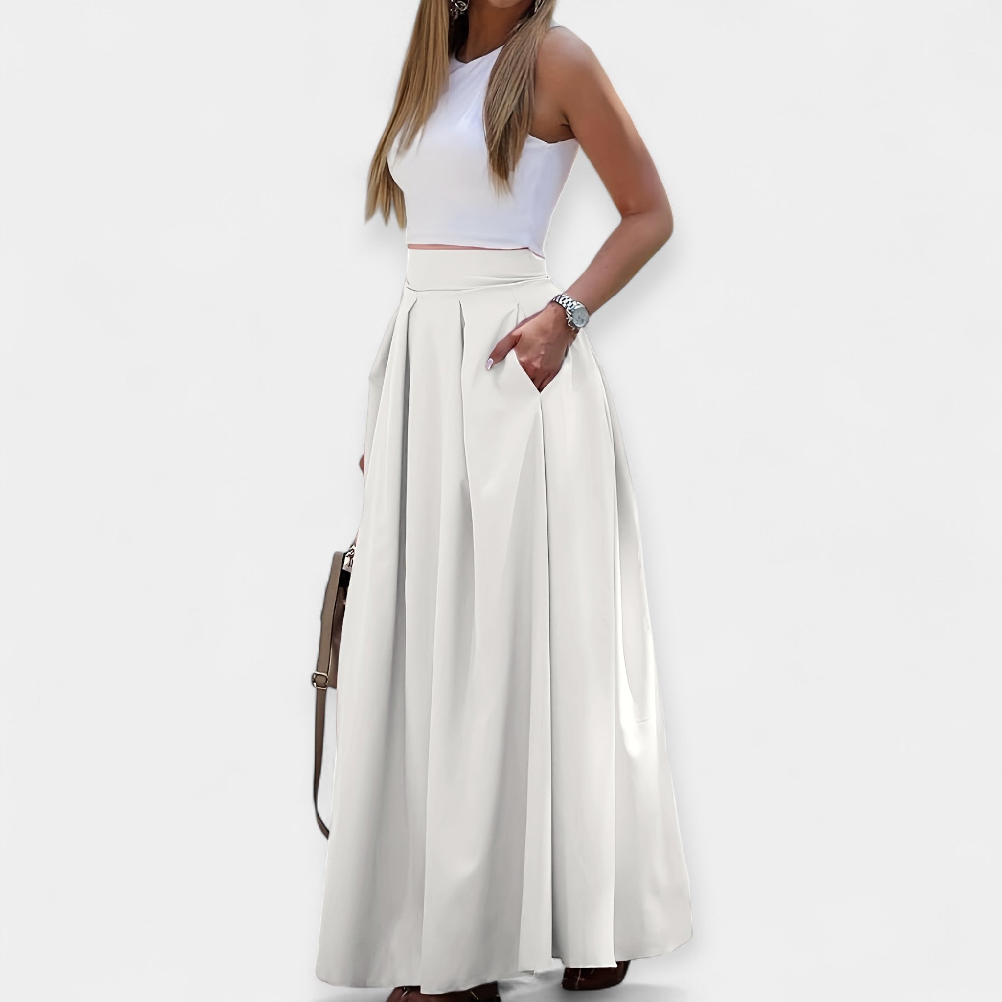 Rebeka - Elegáns Midi Szoknya