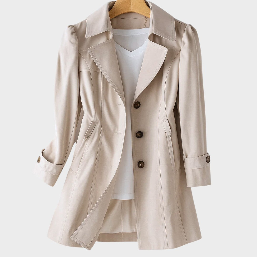 Nóra - Vintage Gabardine Kabát