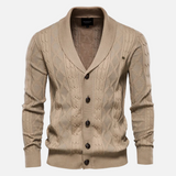 Vince - Elegáns Argyle Mintás Kardigán