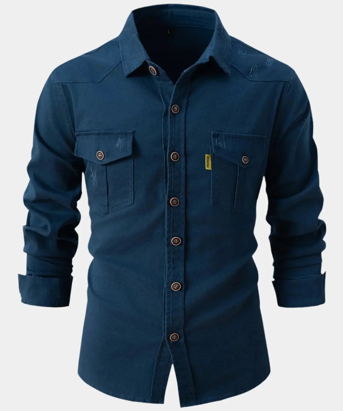 Dóra - Gombos Denim Kevert Ing