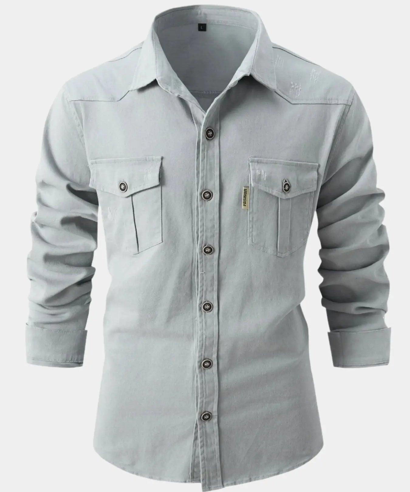 Dóra - Gombos Denim Kevert Ing