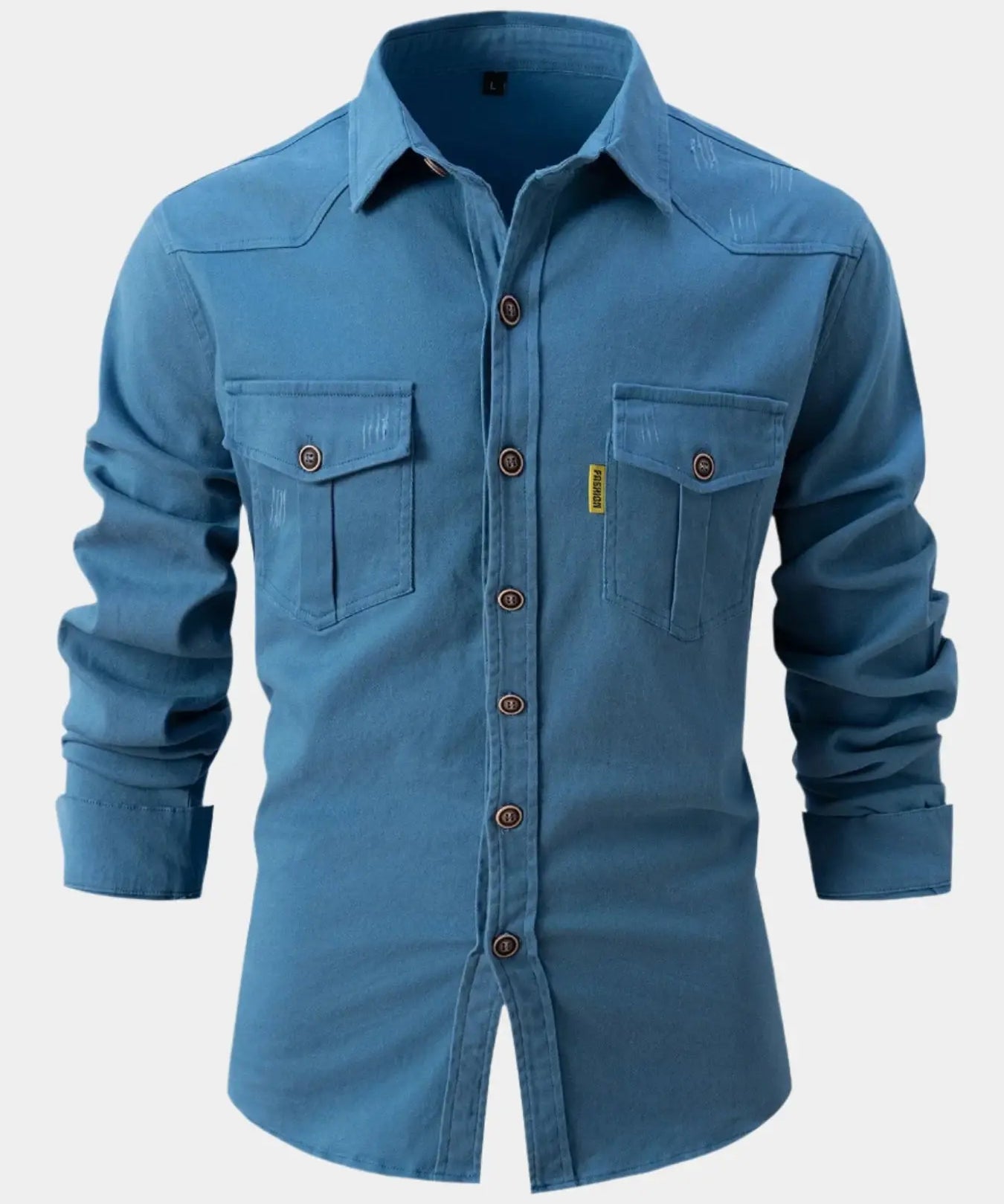 Dóra - Gombos Denim Kevert Ing