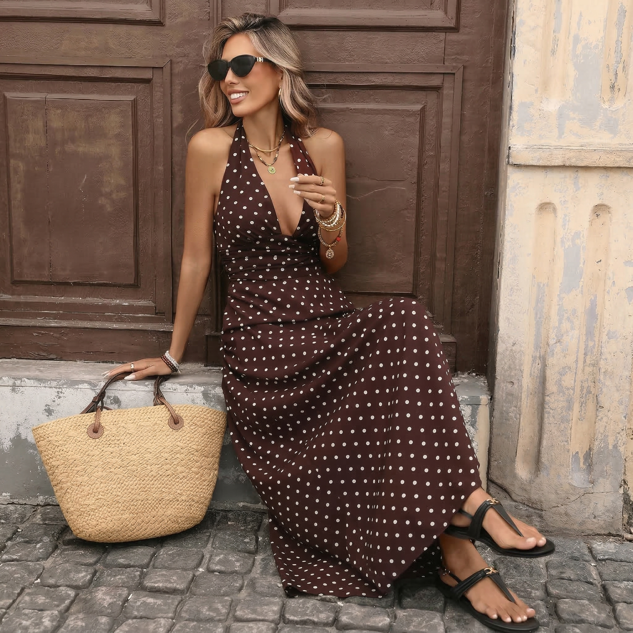 Veronika | Pöttyös Maxi Ruha