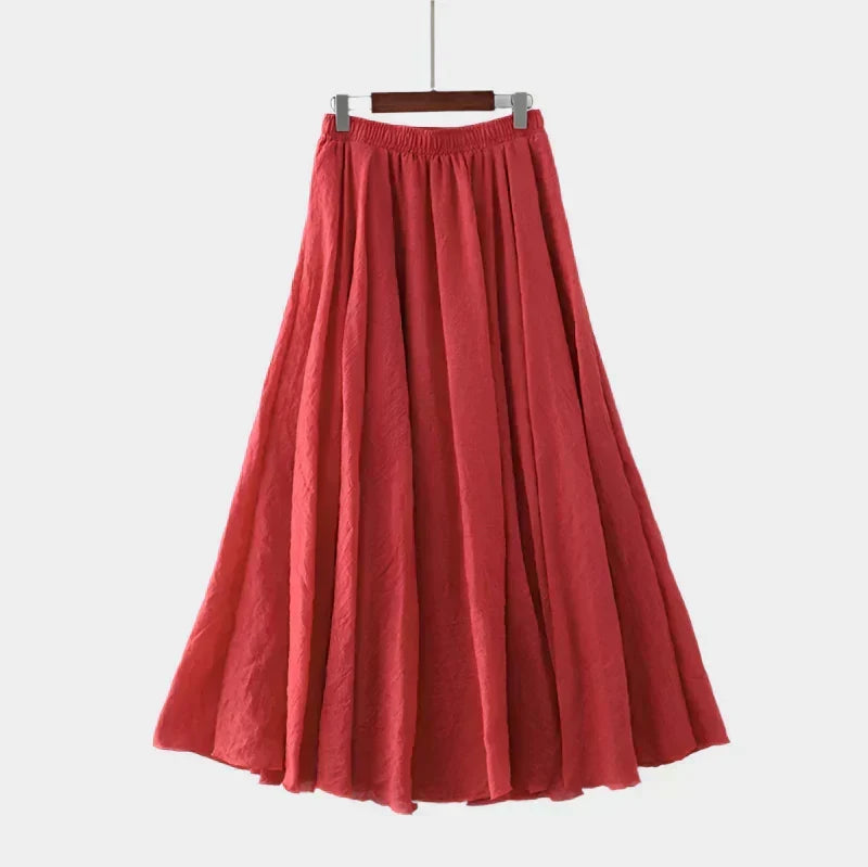 Emese - Elegáns Magas Derék Szoknya
