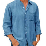 Andrea - Hosszú Ujjú Denim Ing