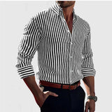 Luca - Puha Keverék Overshirt Ing - Csíkos
