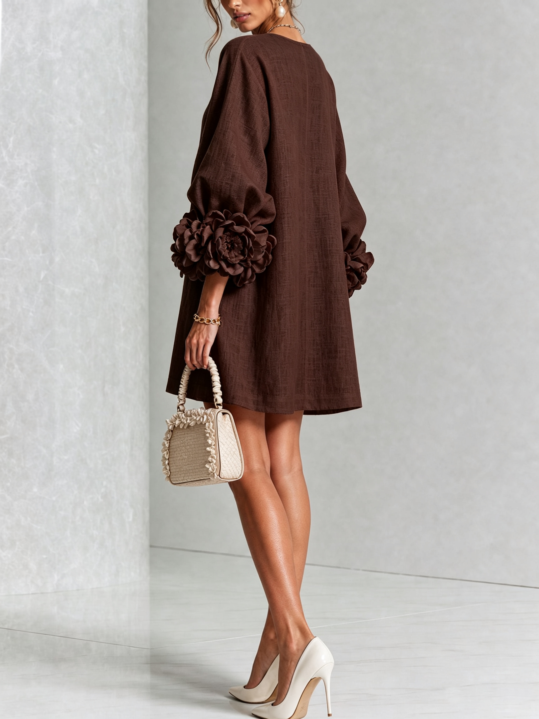 Barbara | Mini ruha gombos záródással