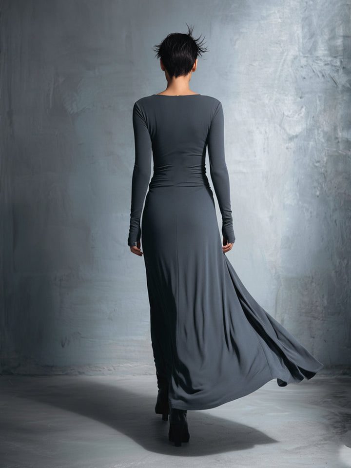 Naomie | Maxi-ruha Selyem Gombbal
