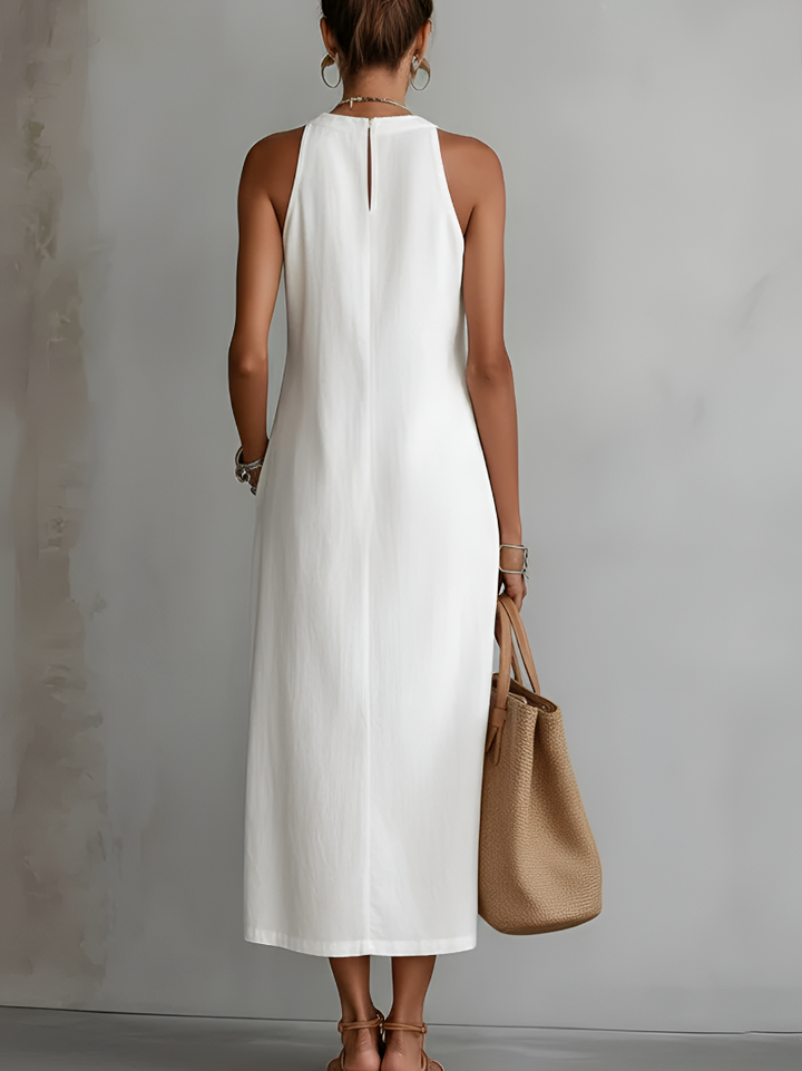 TERESA | Lniana midi ruha mao gallérral